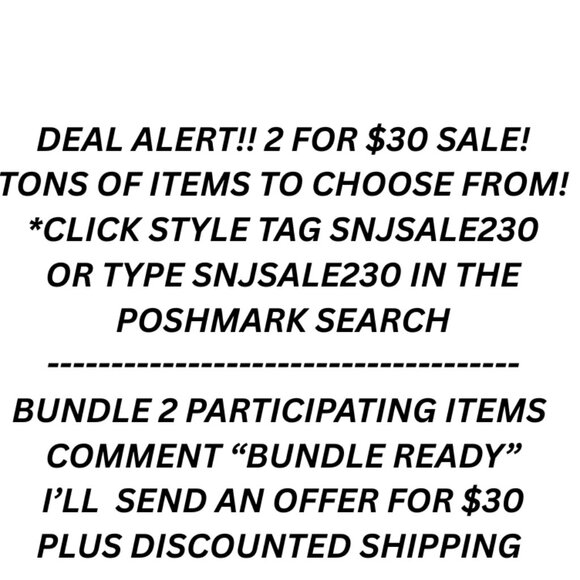 FIND 2 FOR $30 ITEM DEALS HERE!‎ - Picture 1 of 1